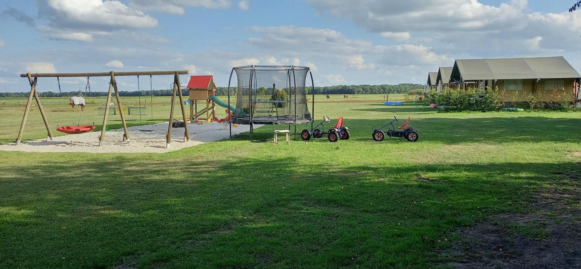 Comfort Safaritent 6 Pers En Mini Camping Zwiggelte Exterior foto